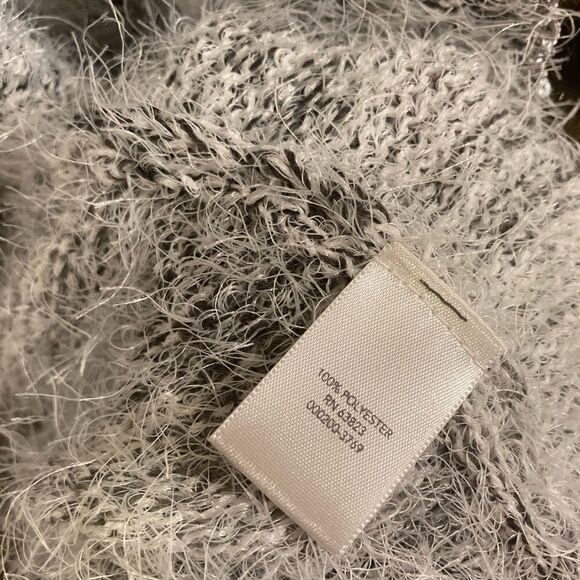NWT Christopher & Banks Grey Eyelash Vest - Picture 9 of 10
